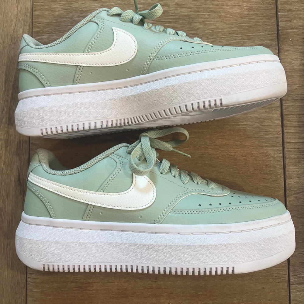 Nike Court Vision Alta Platform Sneaker Seafoam Sz 9